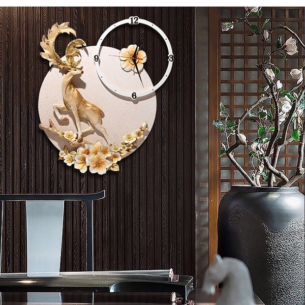 Đồng hồ treo tường hình hươu